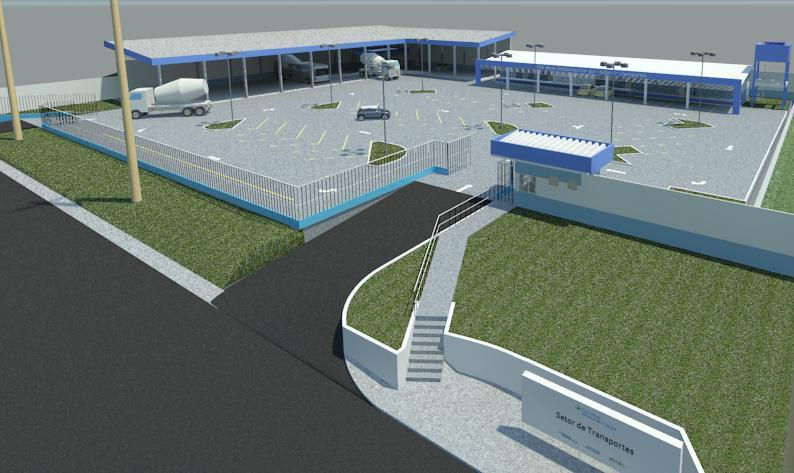 Central de Transportes - Vista Aérea