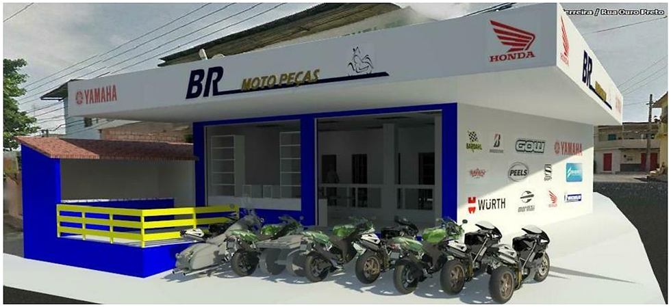 BR Moto Peças - Fachada Op2