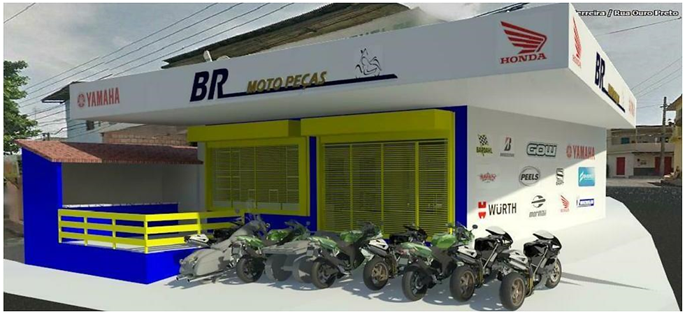 BR Moto Peças - Fachada Op1