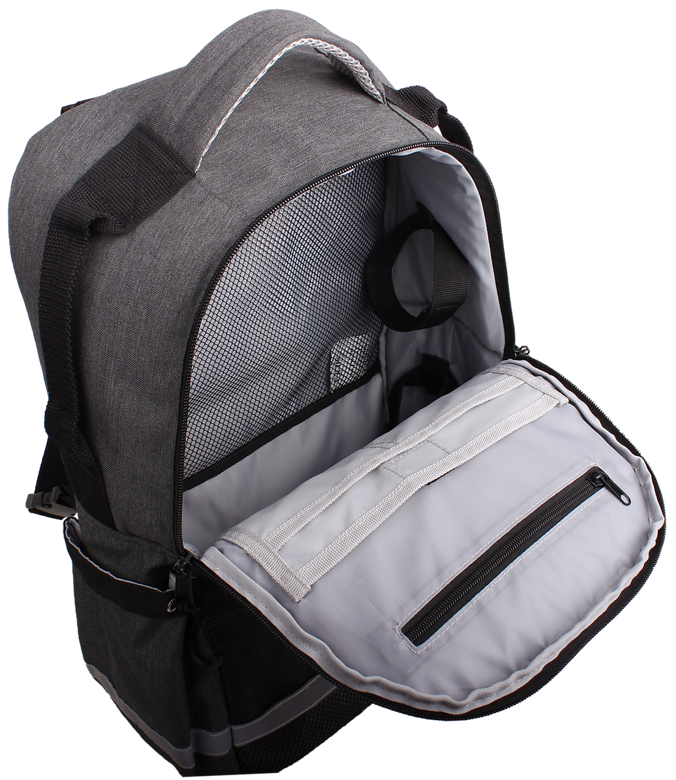 Rolko wheelchair bag Compartment system with bottle holder