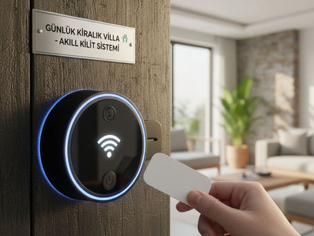 Günlük Kiralık Villa Akıllı Kilit Sistemi