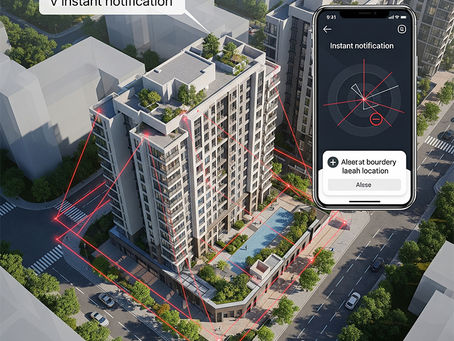 Apartman Etrafı Güvenlik Duvarı – Lazerli Alarm Koruma Sistemi
