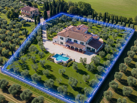 Villa Etrafı Güvenlik Duvarı – Lazerli Alarm ve Akıllı Bahçe Kontrol Sistemi