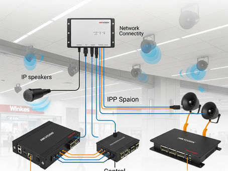 Hikvision IP Ses ve Anons Sistemi