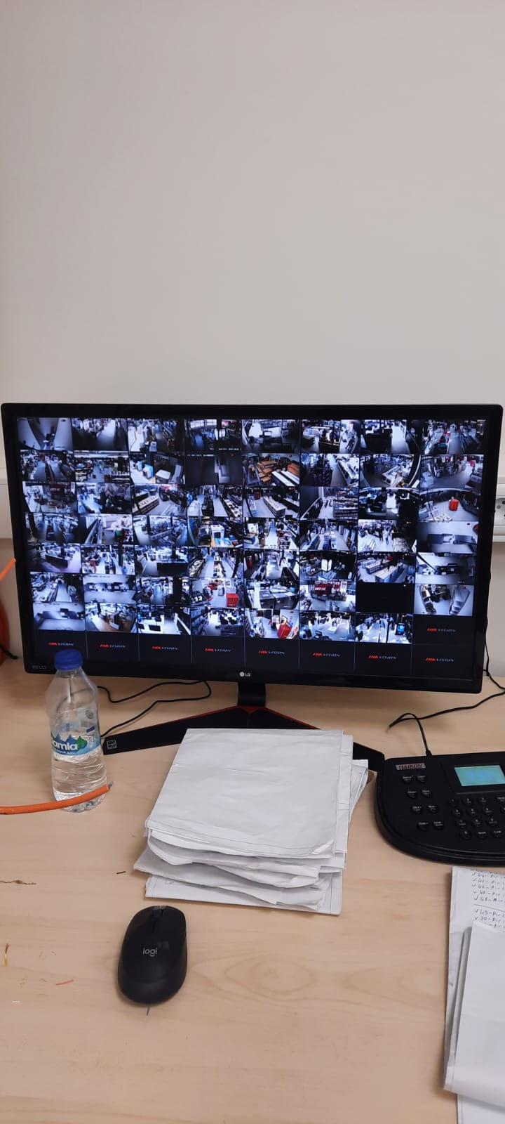Hikvision 38 Kameralı Mağaza Kamera Sistemi Montajı