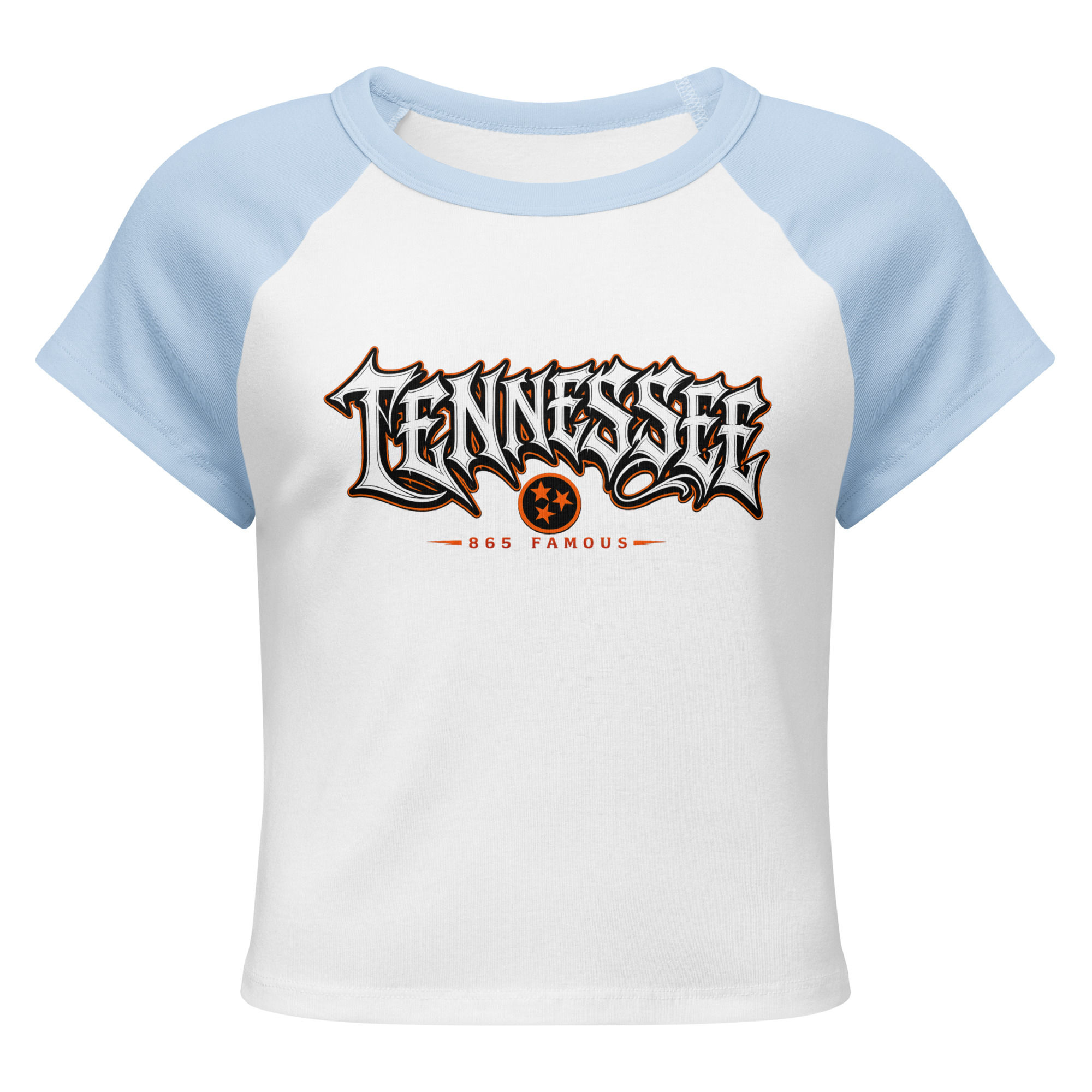 Women’s Tennessee micro rib raglan baby tee