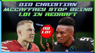 Did Christian McCaffrey stop being the 1.01 in redraft?