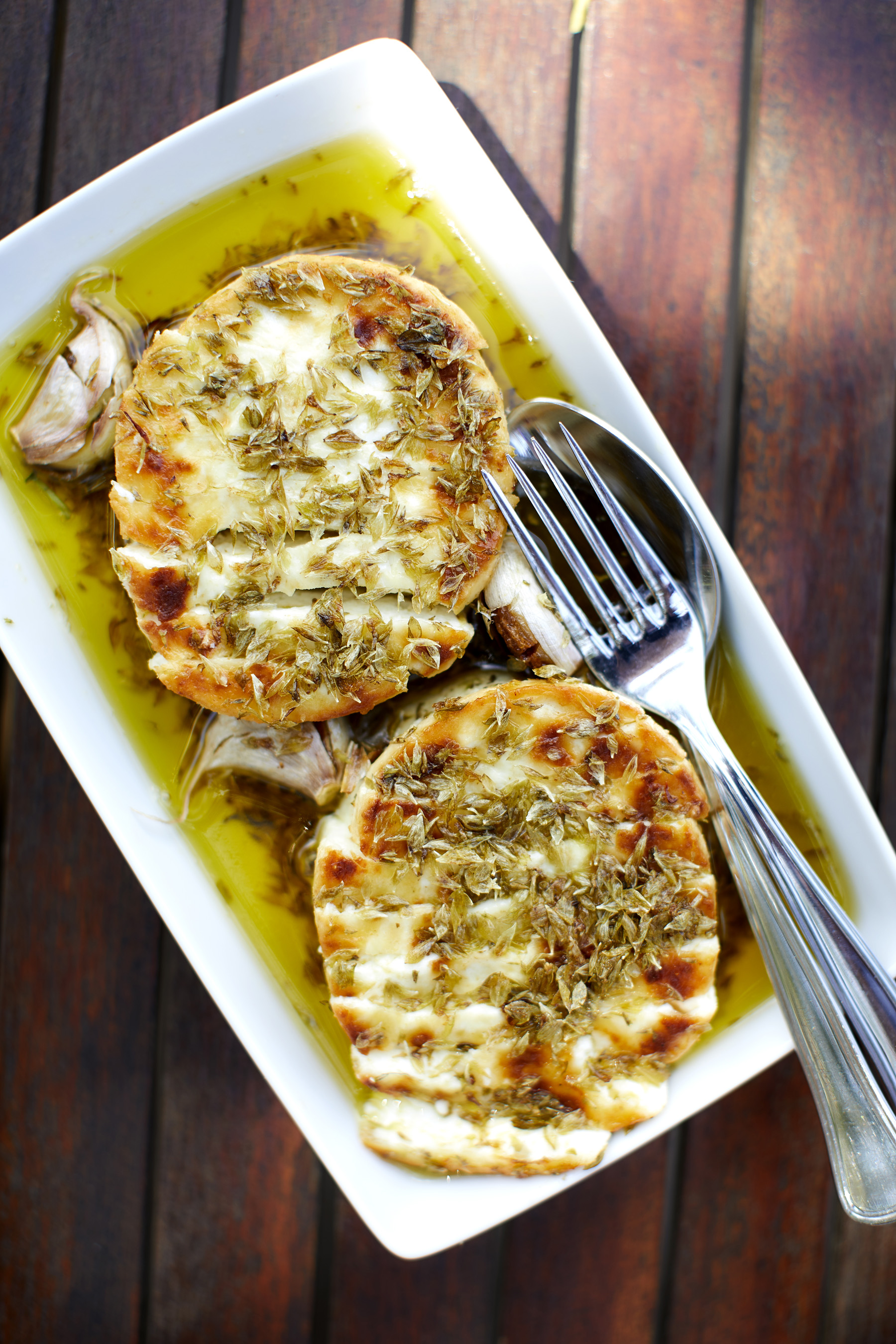 Queijo de cabra frito