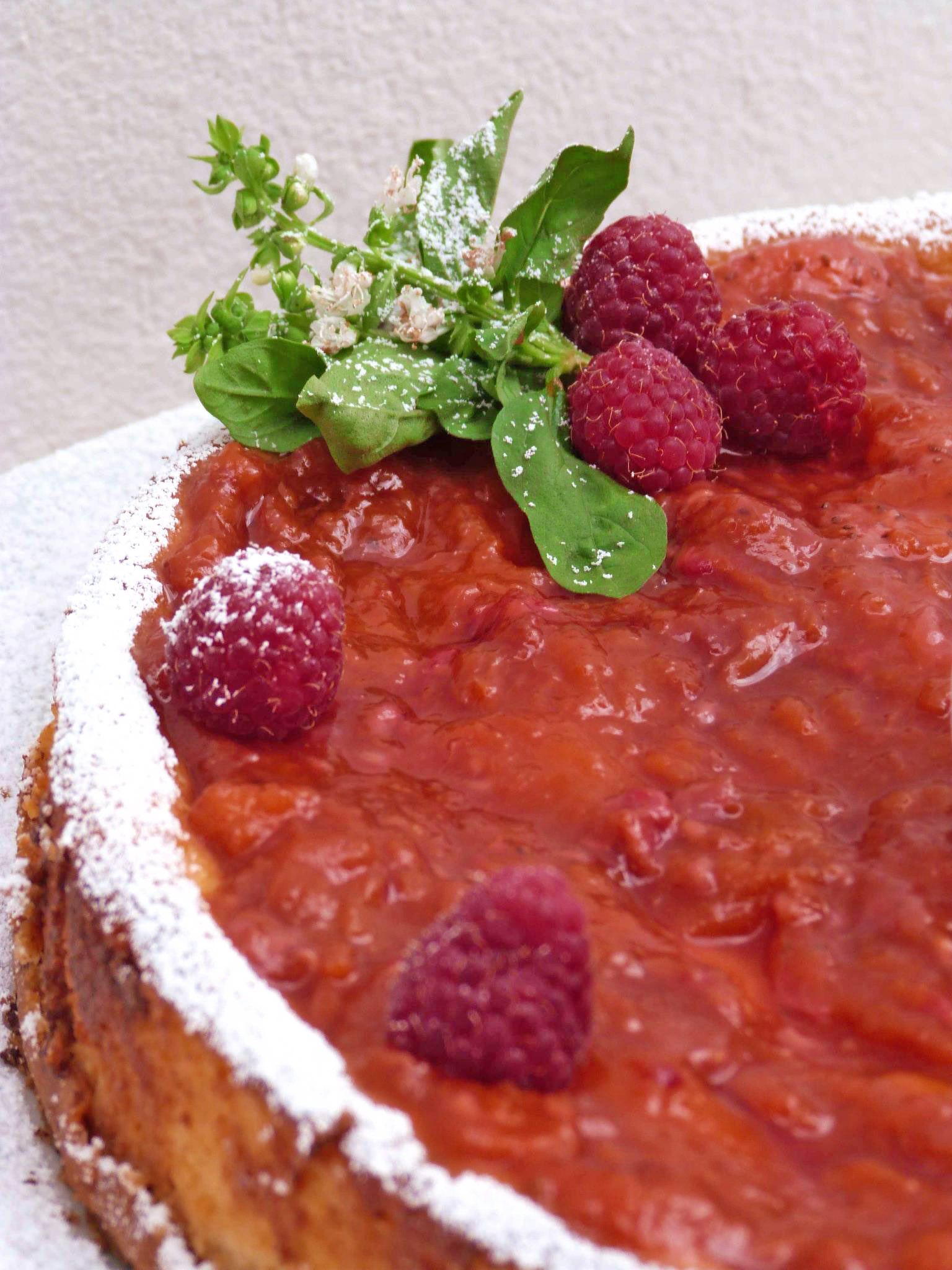 Raspberry cheesecake