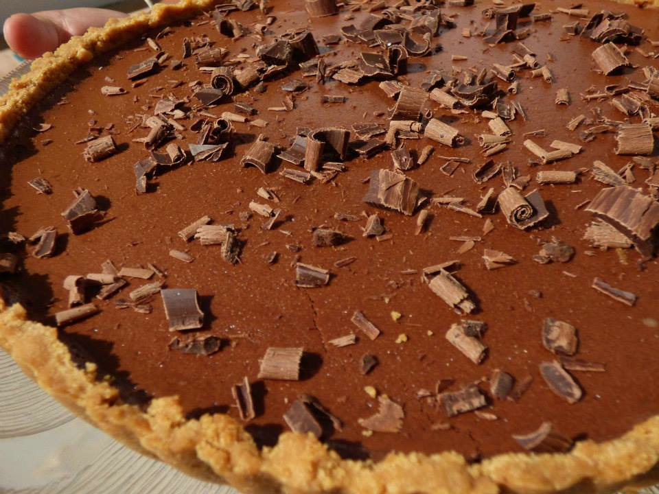 Musse de chocolate assada