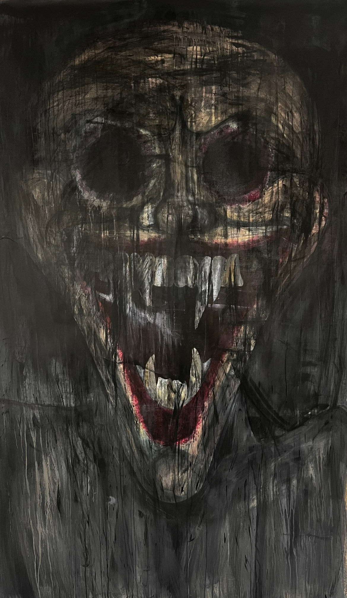 Original painting 'Sinister Snarl', 2023