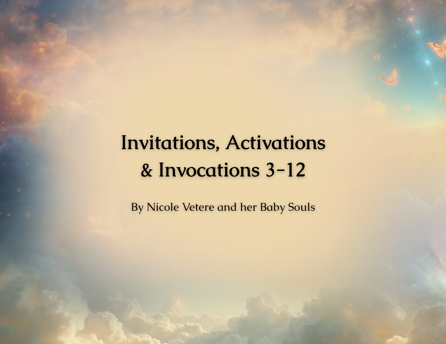 Invitations, Activations, & Invocations 3-12