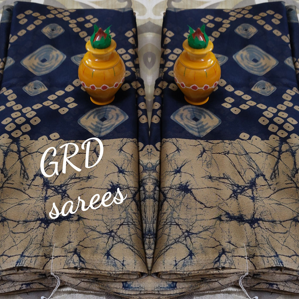 Crape saree