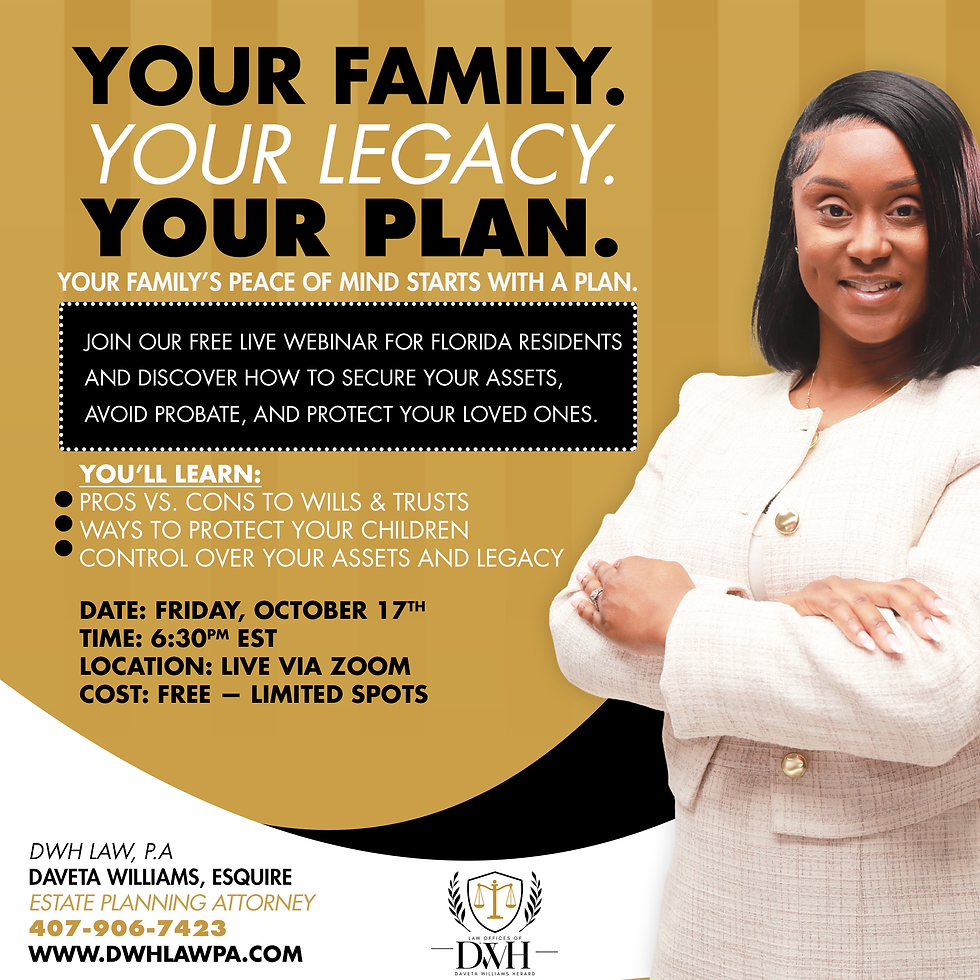 Estate Planning for Families w/Attorney Daveta