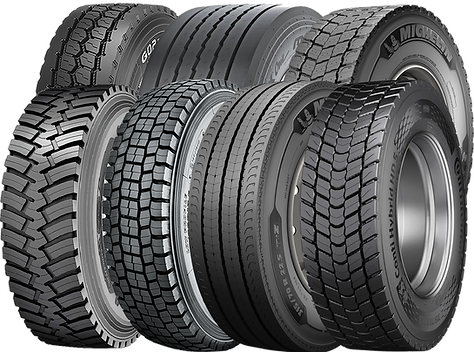 Truck tyres we supply