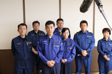 7/26　【党視察】大雨による被害状況調査「早期に激甚災害指定を」