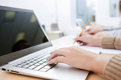 Laptop Writing