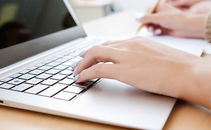 Laptop-Schreiben