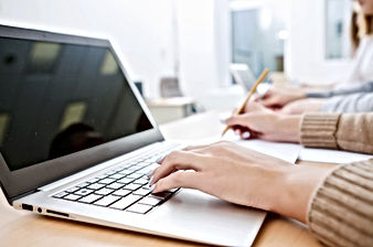 Laptop Writing