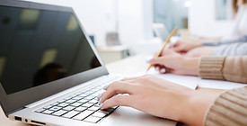 Laptop Writing