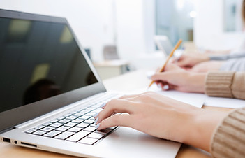 Workspace With Laptop