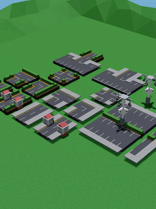 No Gamepass Carpark & Roads Kit