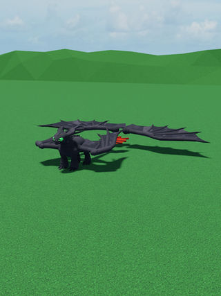 Posable Toothless model