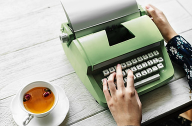 Green Typewriter