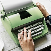 Green Typewriter