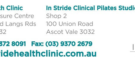 In Stride Health Clinic Service Update