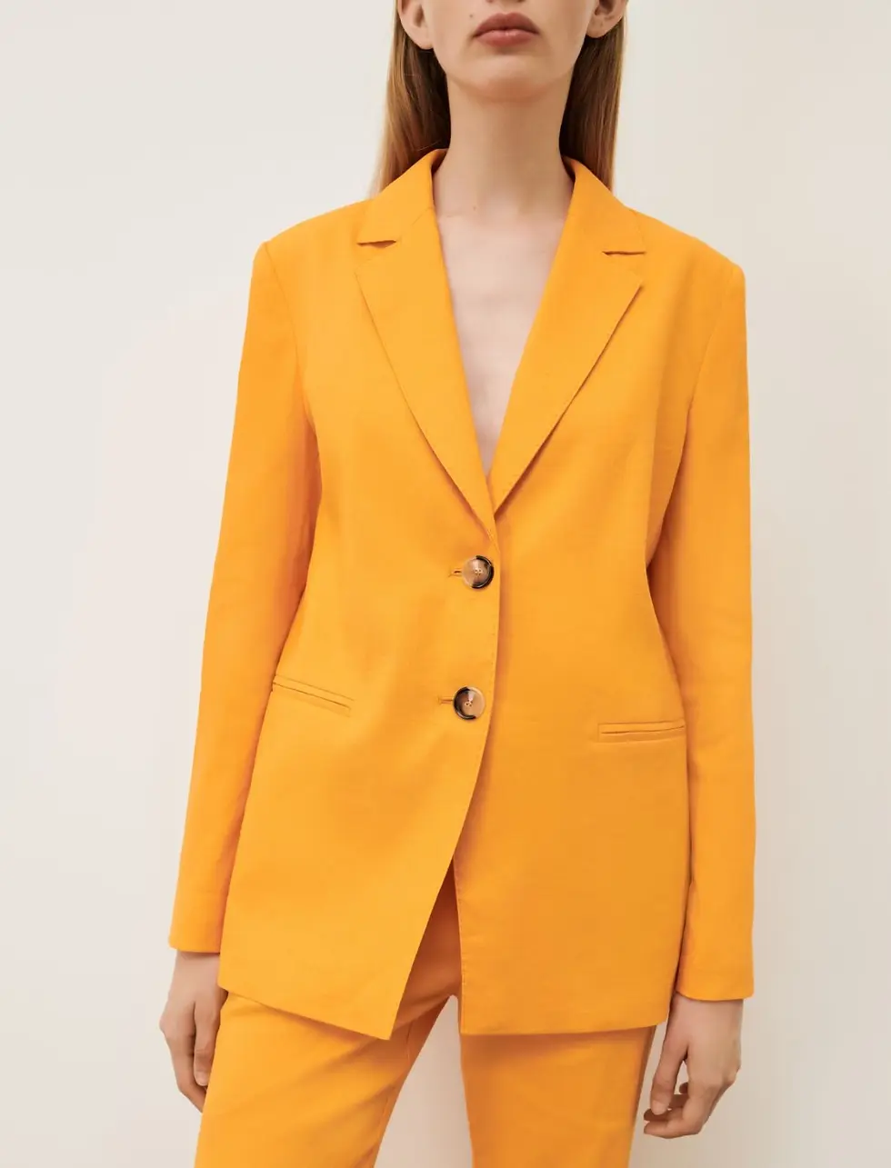 Miniatura: MARELLA Blazer in misto lino arancione T. 42