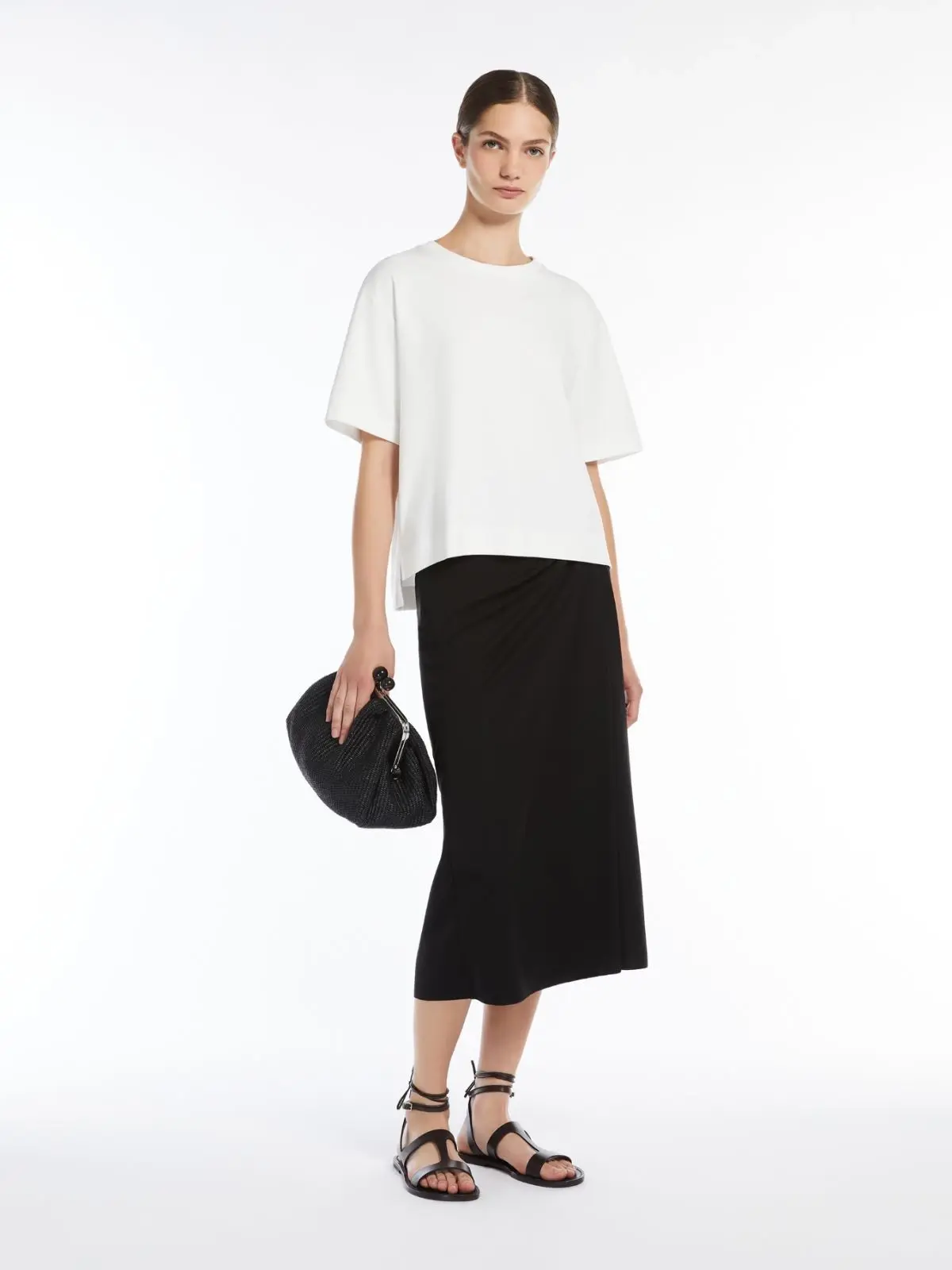 MAX MARA WEEKEND Gonna longuette in yersey T. 42