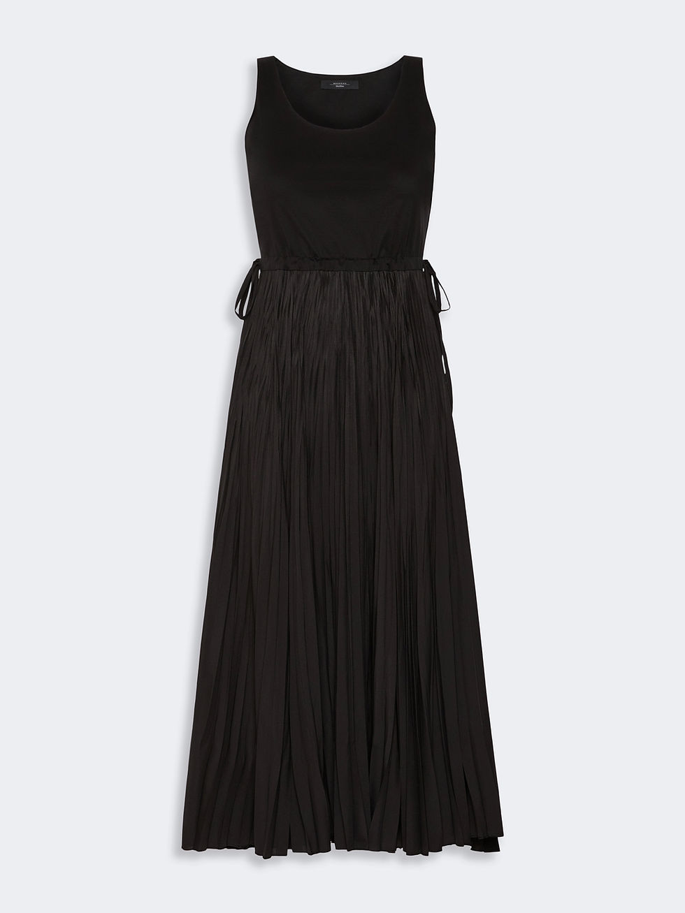 Miniatura: MAX MARA WEEKEND Abito in jersey con gonna plissé nero T.42