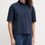 Thumbnail: MAX MARA LEISURE  Polo in cotone blu navy T. 42