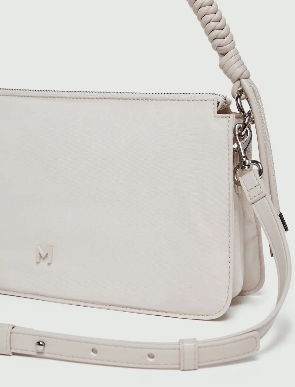 Miniatura: MARELLA MONOCHROME Handbag imbottita avorio 