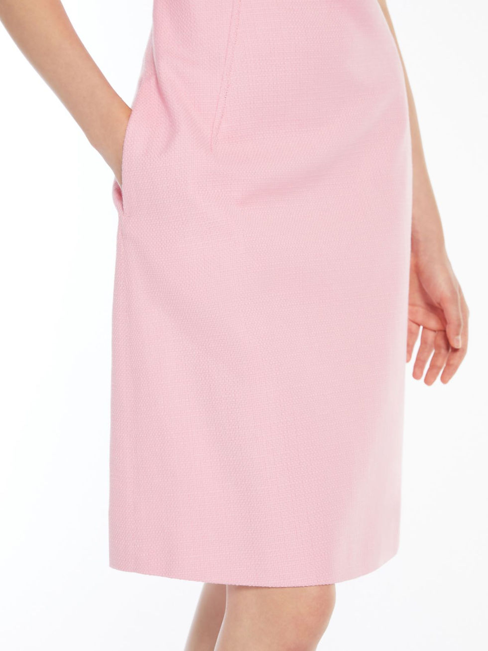 Thumbnail: MAX MARA WEEKEND Abito tubino in cotone rosa T.42