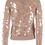 Miniatura: MAX MARA STUDIO Cardigan con paillettes cipria T.42