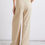 Miniatura: MARELLA Pantalone ampio in twill di misto viscosa stretch beige T. 42
