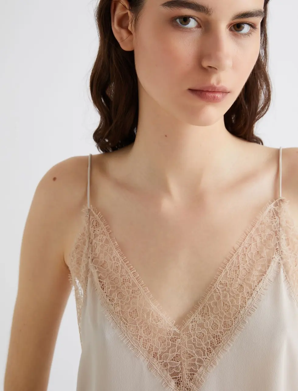 Thumbnail: MARELLA Top sottoveste in misto seta corda  T. 42