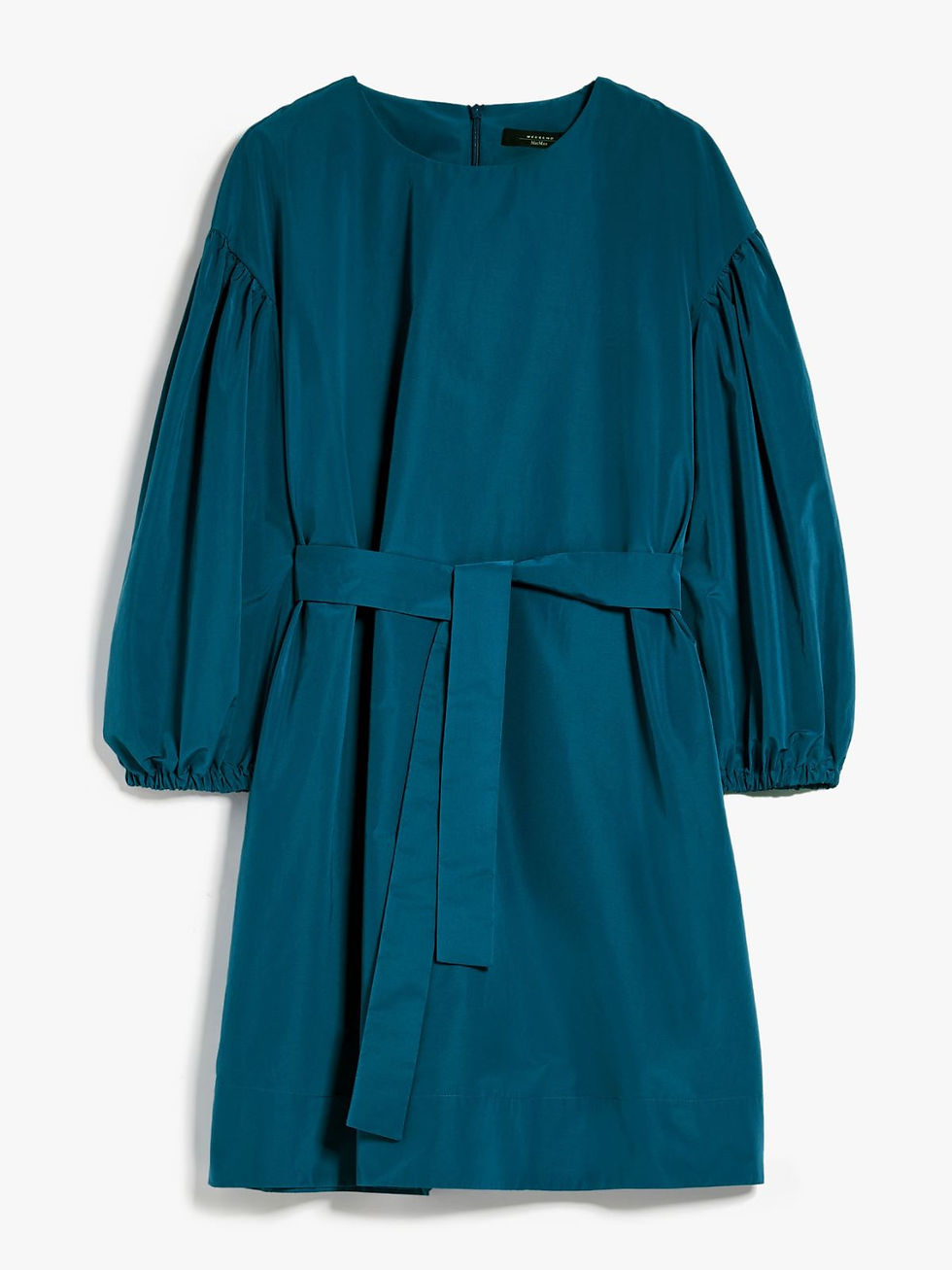 Thumbnail: MAX MARA WEEKEND Abito oversize in taffetà avio T. 42