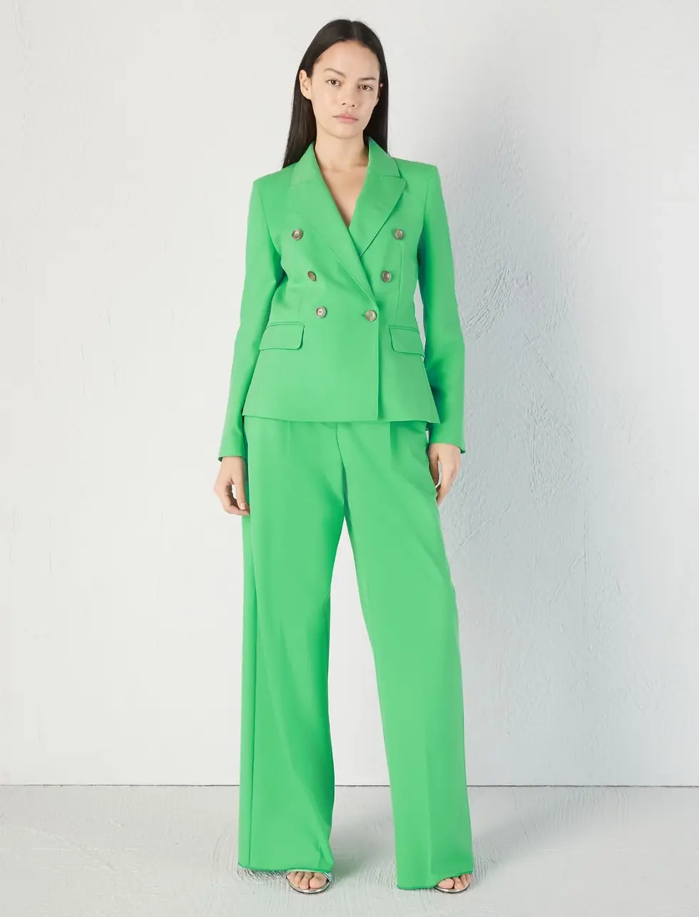 Thumbnail: MARELLA Pantaloni straight leg verde lime T. 42