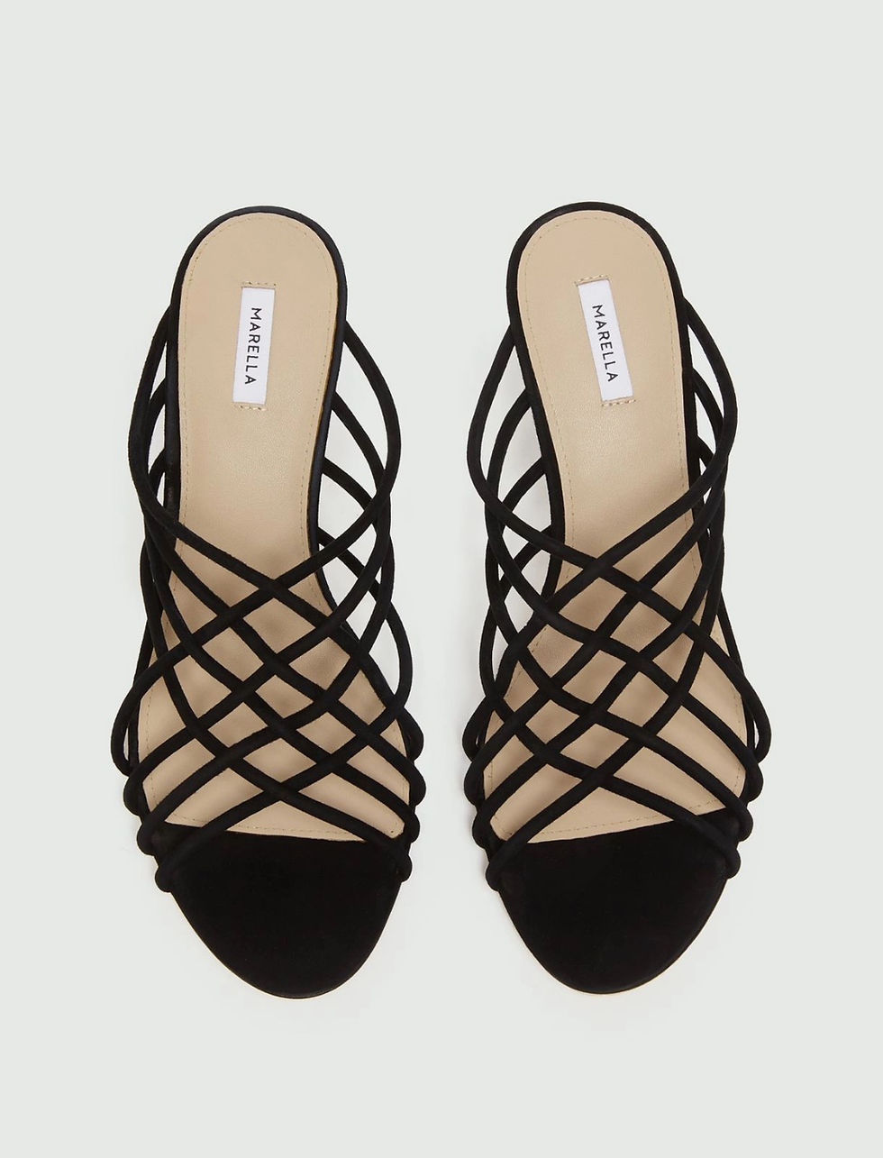 Thumbnail: MARELLA Sandalo mule in suede nero N. 37