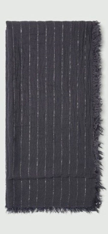 Miniatura: EMME MARELLA Stola con filo di lurex navy T.42