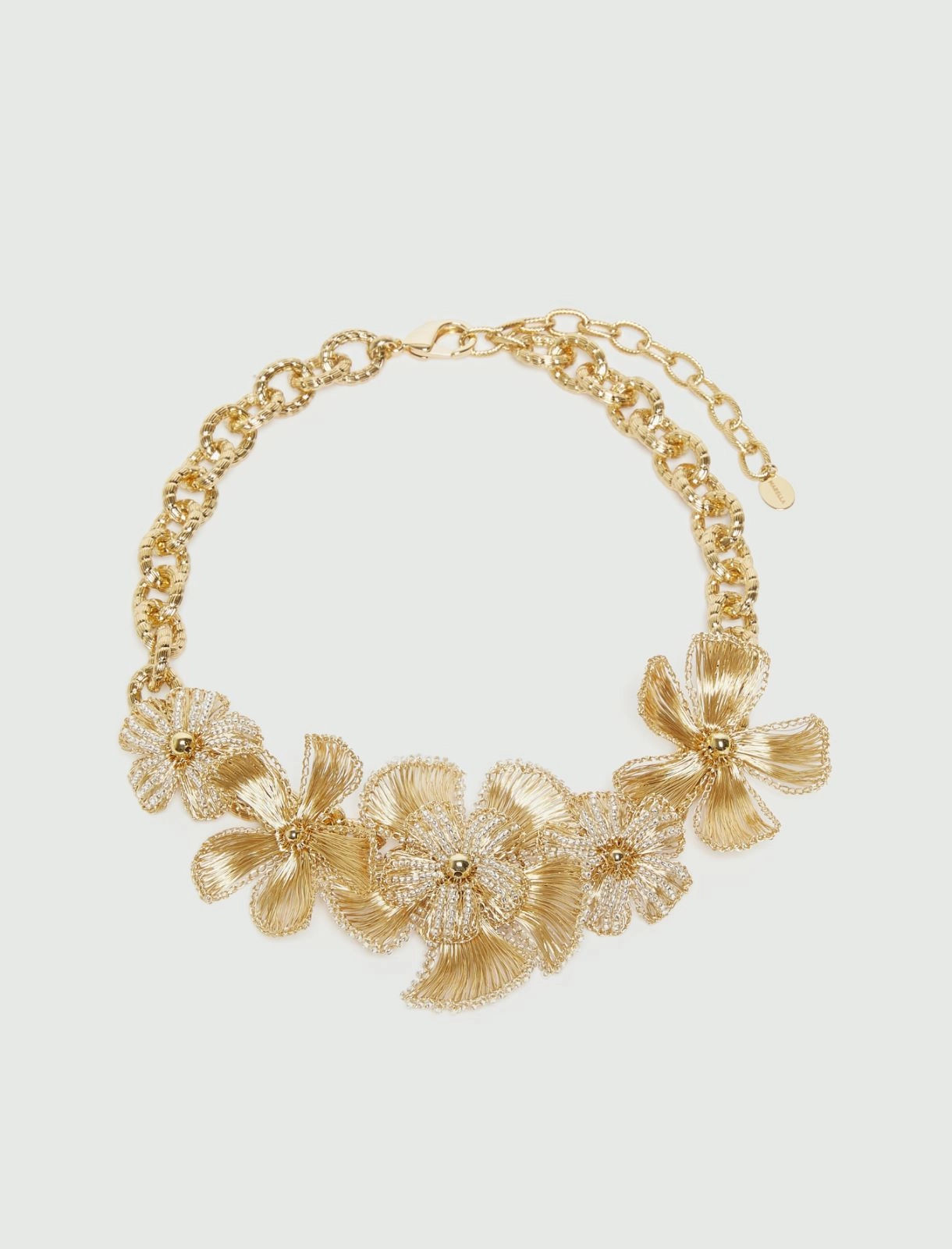 MARELLA Collana girocollo con fiori oro