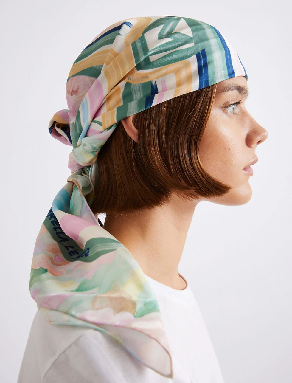 Thumbnail: MARELLA Foulard in seta pastello