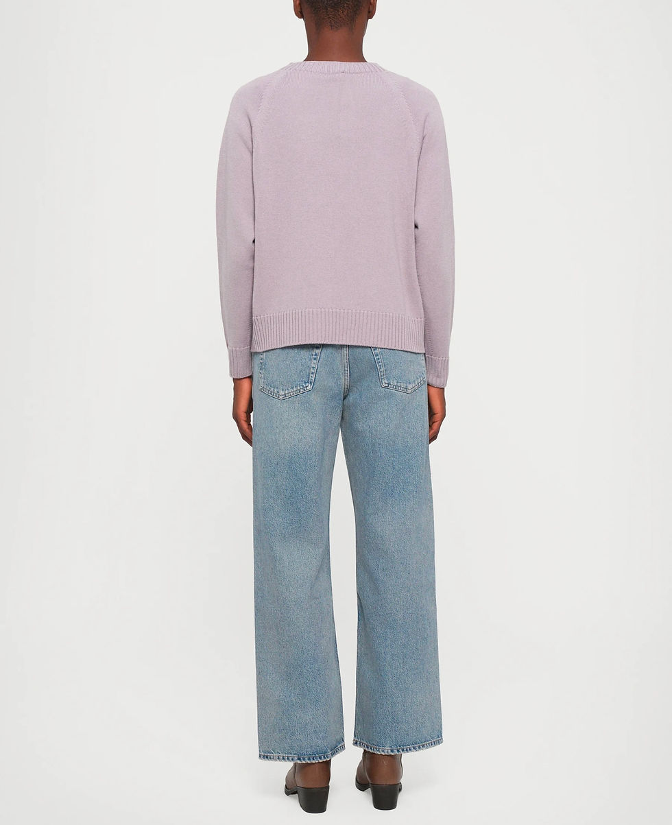 Miniatura: MAX MARA LEISURE Maglia 100% lana glicine T. 42