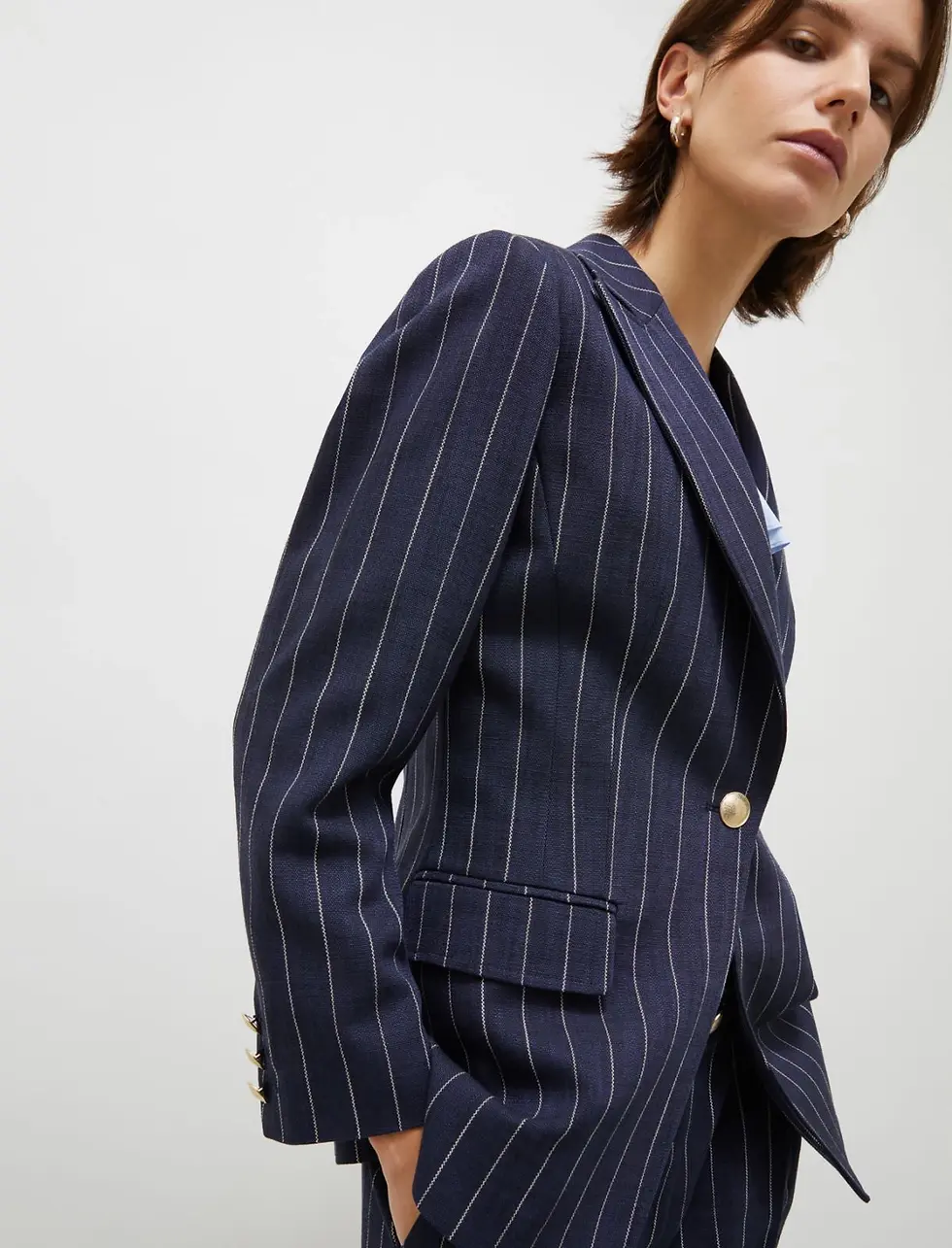 Thumbnail: MARELLA Blazer in tessuto nattè blu T. 42