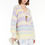 Miniatura: MAX MARA WEEKEND Cardigan over in alpaca e cotone pastello T. 42