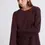 Thumbnail: MARELLA Abito svasato in cady bordeaux T. 42