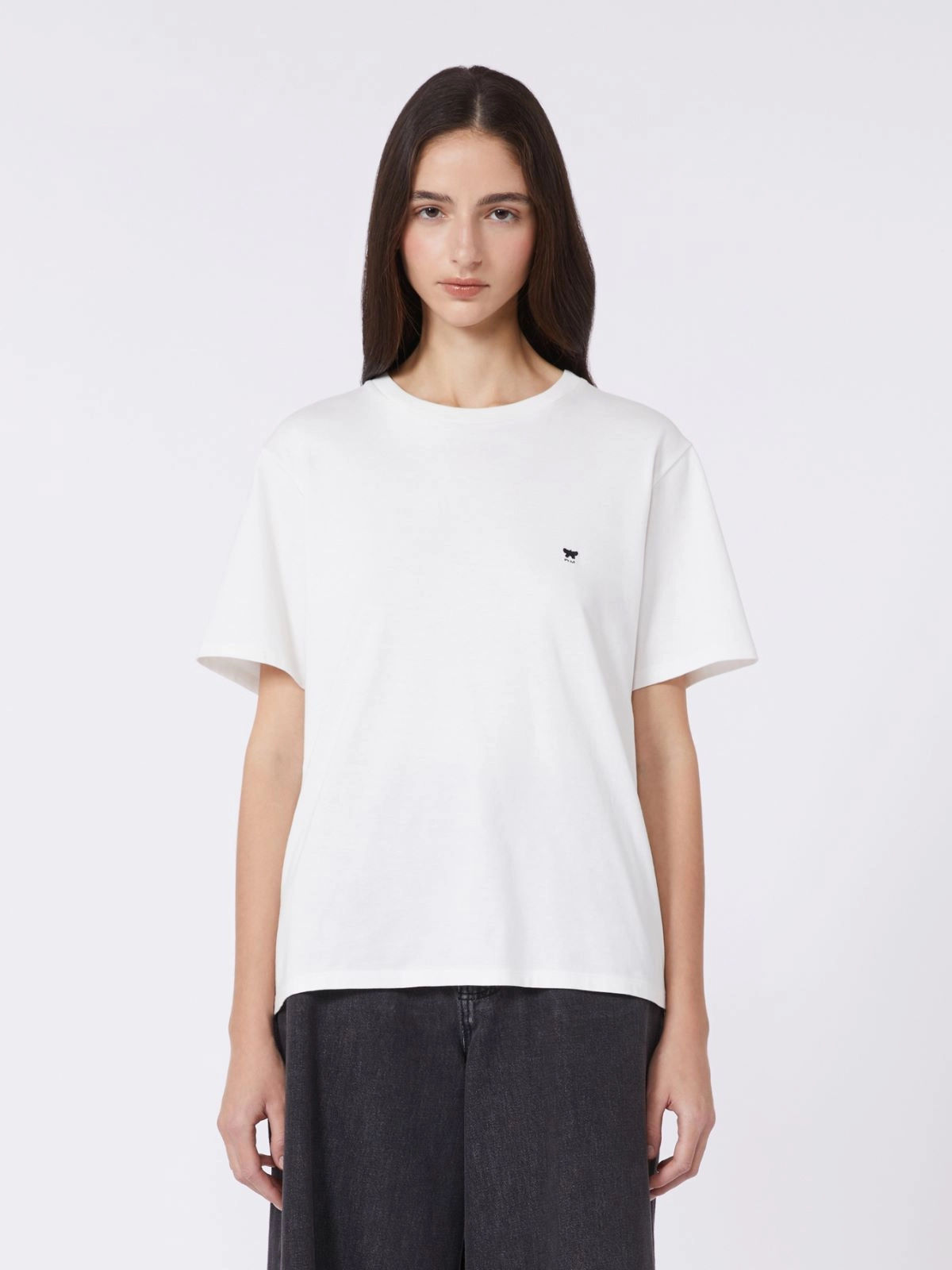 MAX MARA WEEKEND T-shirt basic in cotone T.42